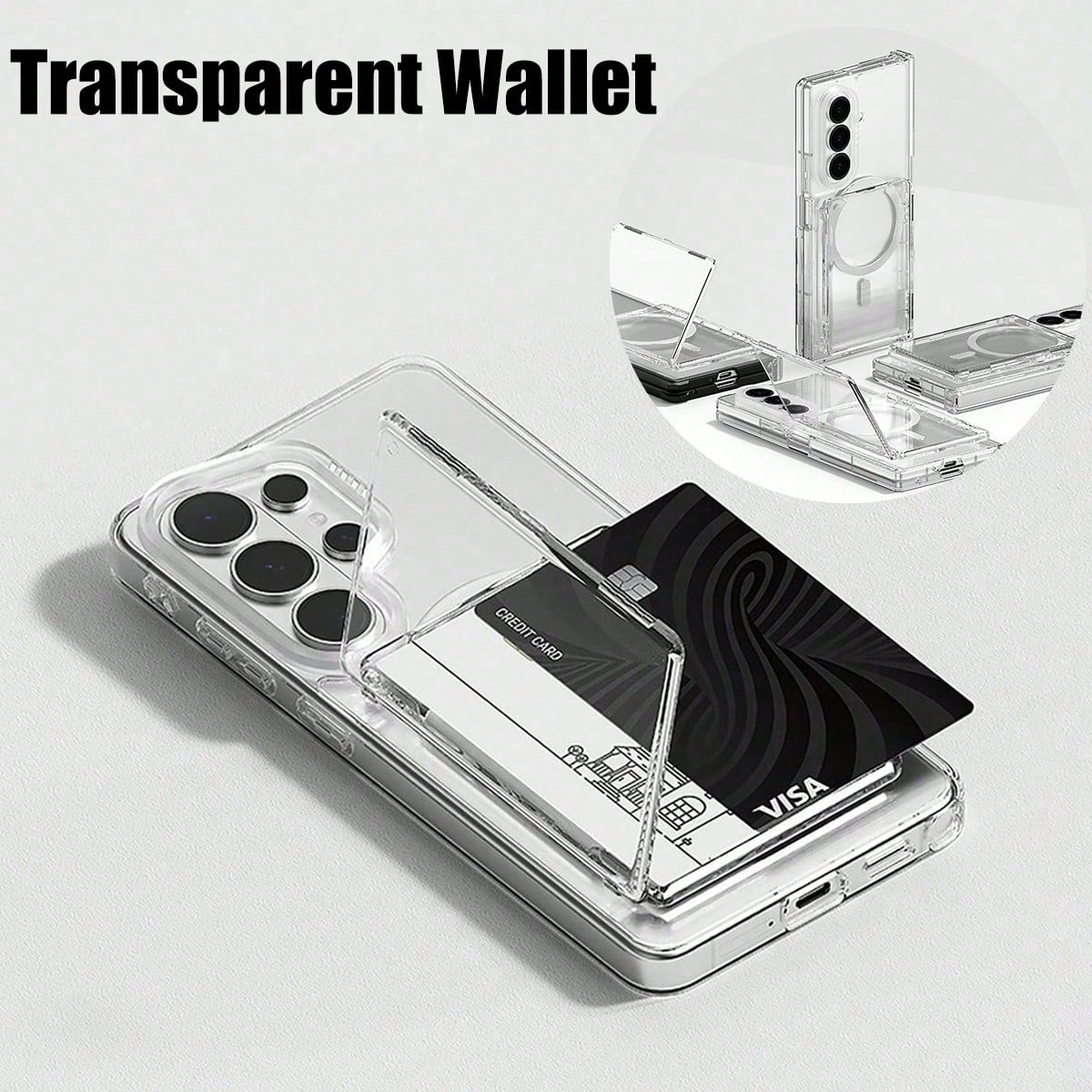1Pc Magsafe Transparent Wallet - đánh giá và giá Document Holder Stand