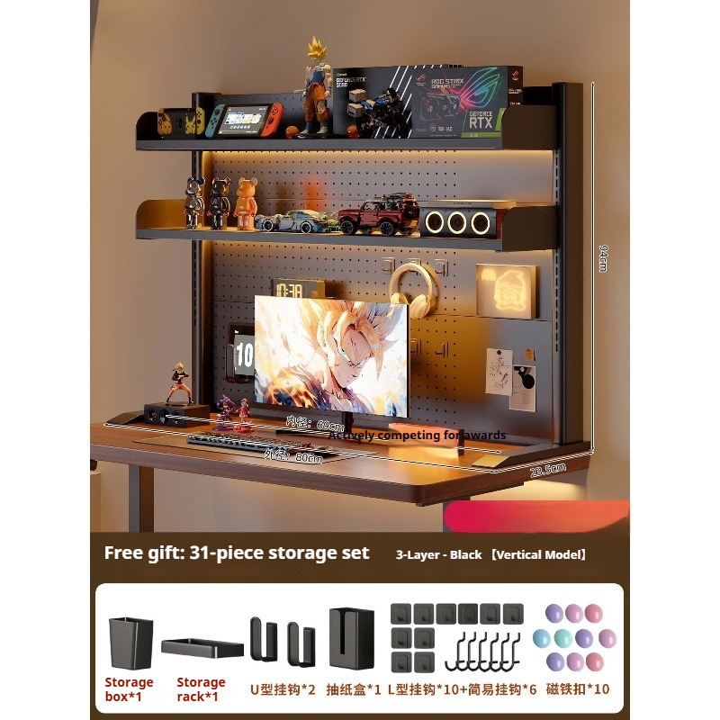Clamp on Desk Shelf with Pegbo - đánh giá và giá Home Office Work Table