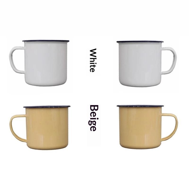 【M】Enamel Drinking Mugs Multip - đánh giá và giá Home Office Logo