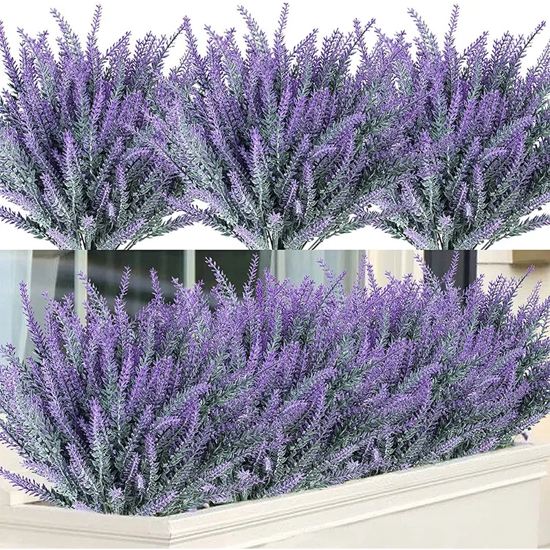 1 Bundle Purple Artificial Lav - đánh giá và giá Home Office Layout