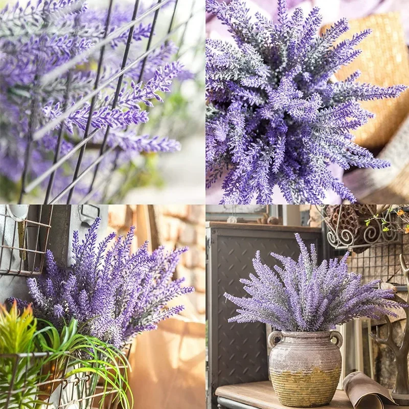 1 Bundle Purple Artificial Lav - đánh giá và giá Home Office Layout